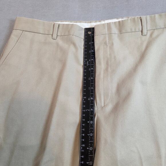 Knightsbridge Menswear Slacks Men’s 37x26 Khaki USA Cotton Blend 38x30 - Picture 7 of 12
